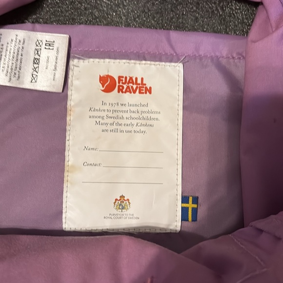 Fjallraven Kånken mini backpack flowers hand embroidered - Picture 8 of 8